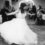 Wedding Catering in MD - Bride Dancing in Reflections Hall