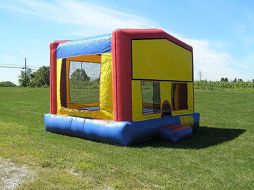 BBQ Catering Rental Moon Bounce