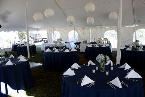 Wedding Catering Rentals Tents Lighting setup