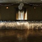 Wedding Catering Hall Head Table Lighting