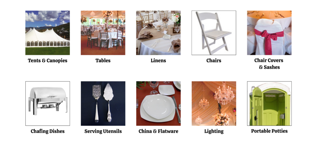 List of rentals with Beefalo Bob's Catering. MD Caterer, Maryland Catering, BBQ Catering, MD Rentals, Maryland Rentals